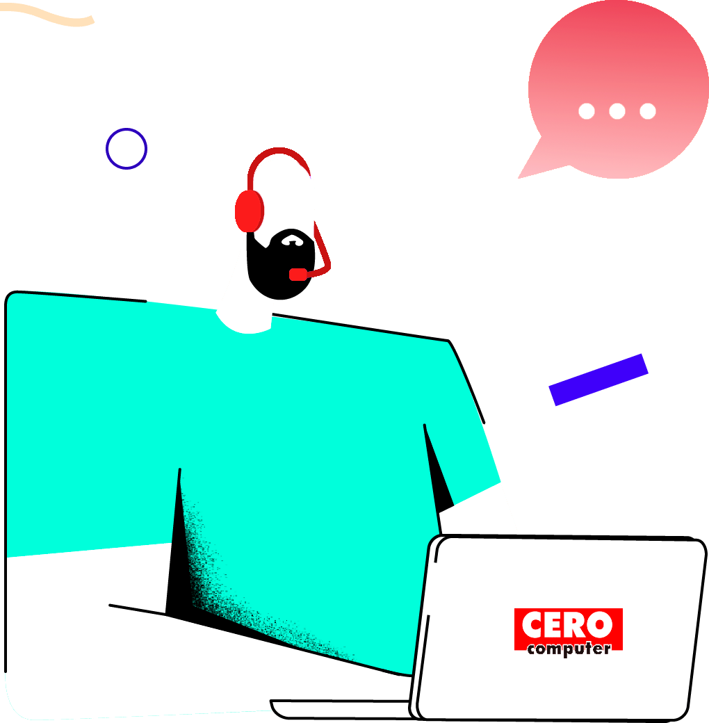 Cero Computer contacta con un técnico